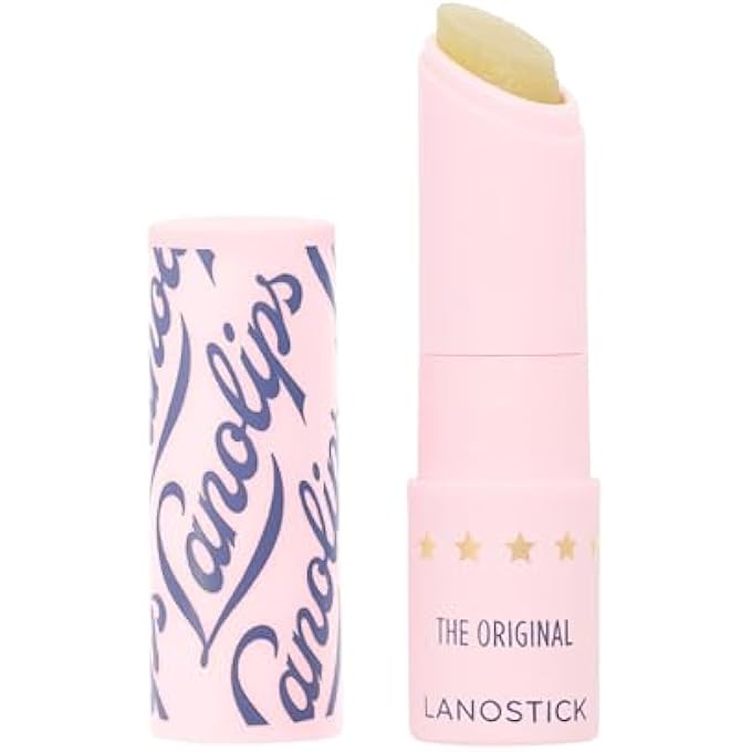 Lanolips LANOSTICK, ORIGINAL - MOISTURIZING LIP BALM STICK FOR DRY, CRACKED LIPS - CASTOR OIL, JOJOBA OIL, SHEA BUTTER & LANOLIN FOR HYDRATING LIPS (3.3G / 0.116OZ) - Image 1